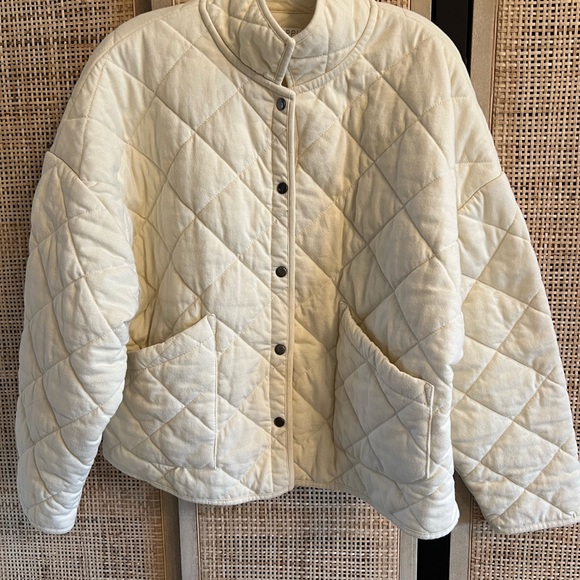 Z Supply Jackets & Blazers - Z Supply quilted jacket. Cream color. Size M.